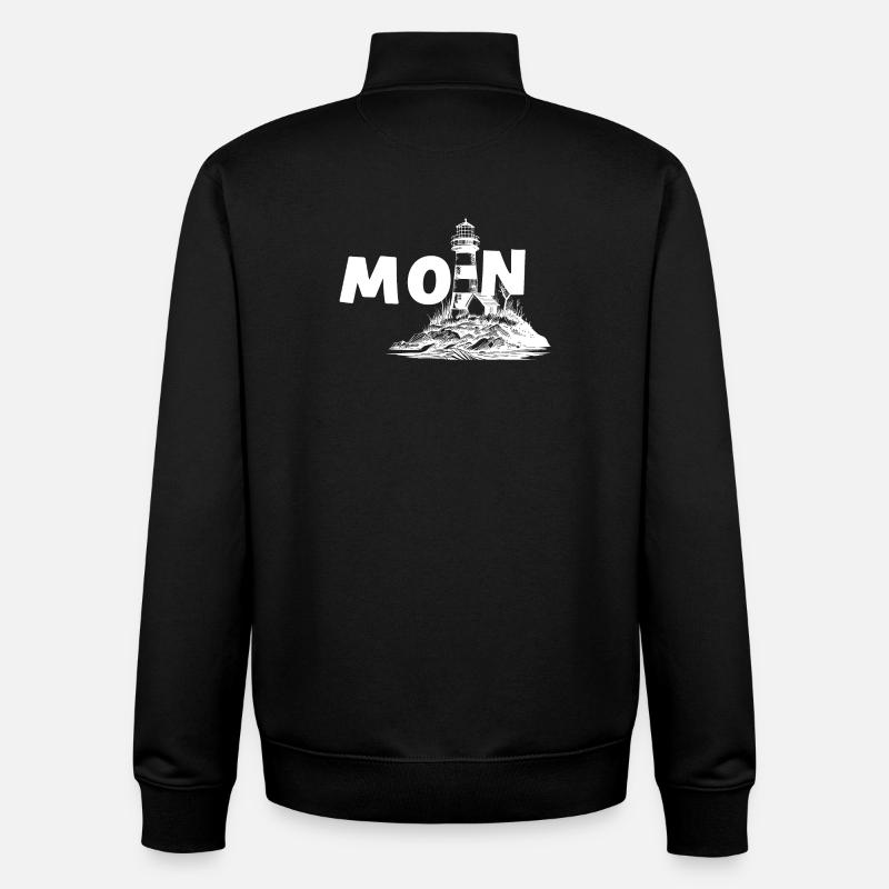 Moin - Unisex Organic Zip Sweatshirt von Stanley/Stella - Schwarz