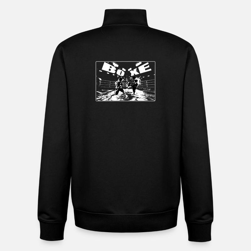 Boxen - Unisex Organic Zip Sweatshirt von Stanley/Stella - Schwarz