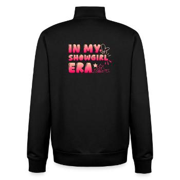 Showgirl sagt trendiges Zitat lustig in meinem Showgirl - Unisex Organic Zip Sweatshirt von Stanley/Stella - Schwarz - Hinten - AI Model Male 185 light (185cm)