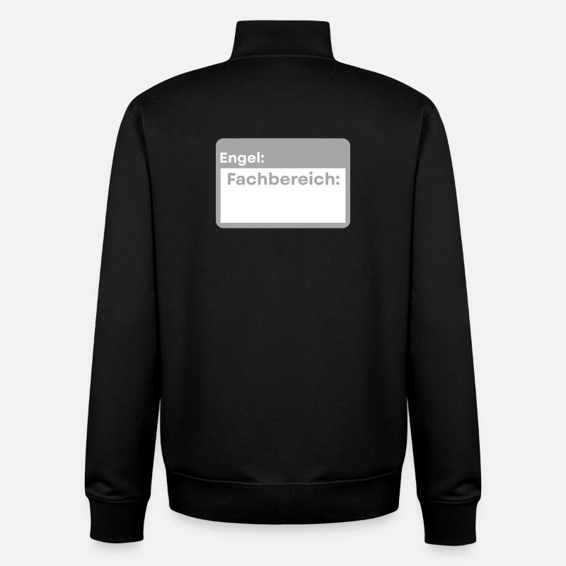 Please upload design - Unisex Organic Zip Sweatshirt by Stanley/Stella - black