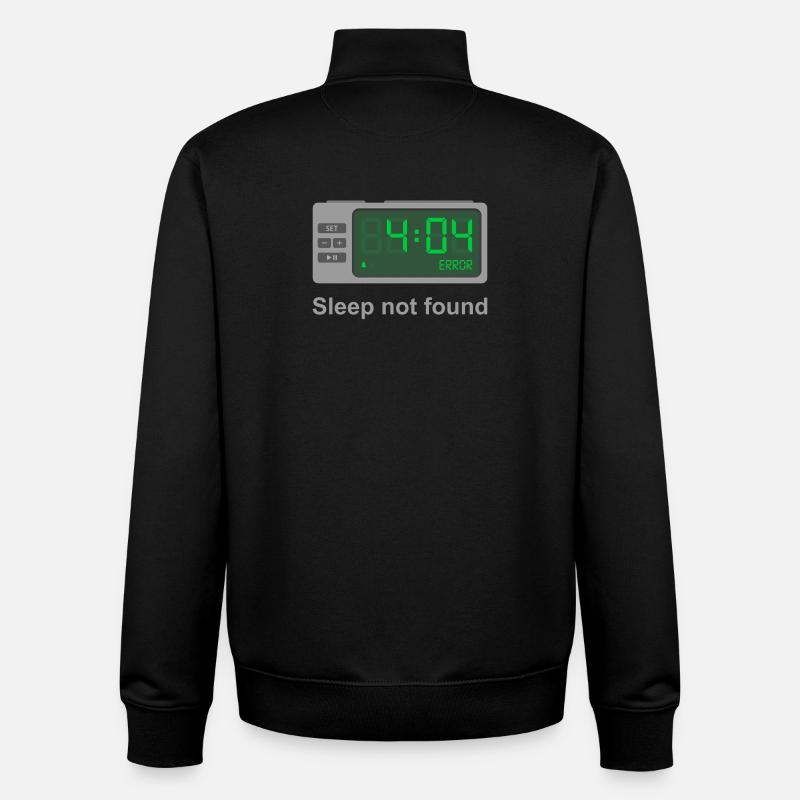 Fehler 404 – Schlaf nicht gefunden - Unisex Organic Zip Sweatshirt von Stanley/Stella - Schwarz