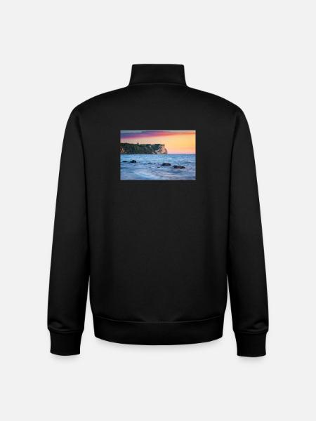 Sunrise at Cape Arkona - Unisex Organic Zip Sweatshirt by Stanley/Stella - black