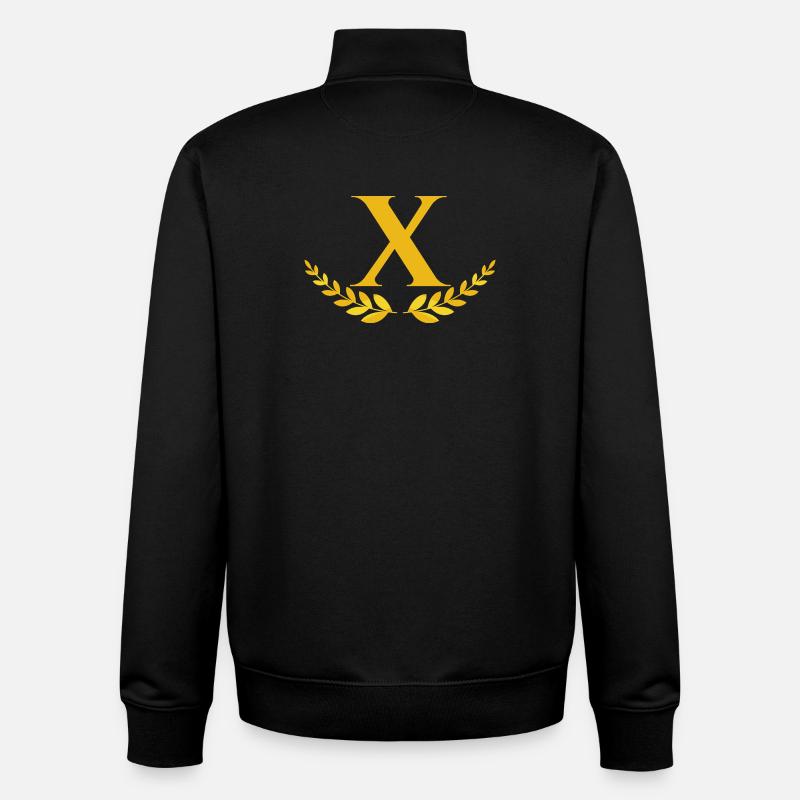 x - Unisex Organic Zip Sweatshirt by Stanley/Stella - black