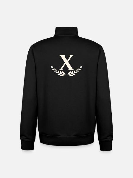x - Unisex Organic Zip Sweatshirt by Stanley/Stella - black
