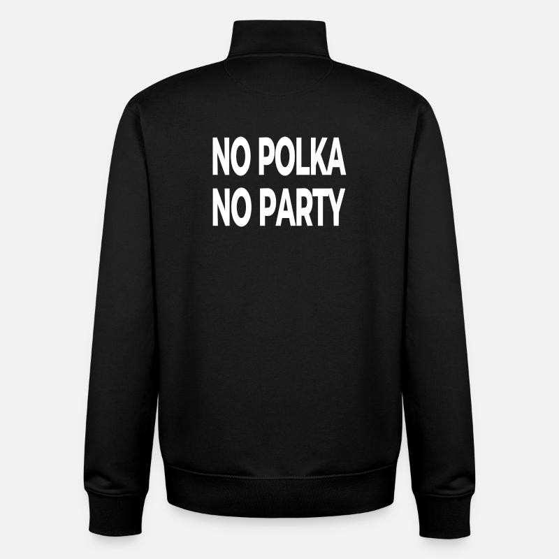 Polka - Unisex Organic Zip Sweatshirt von Stanley/Stella - Schwarz