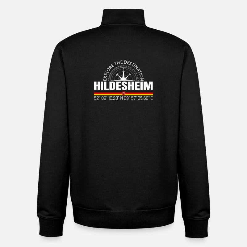 Hildesheim - Sweat zippé unisexe en coton bio Stanley/Stella - noir