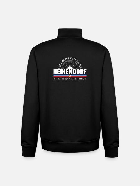 Heikendorf - Unisex Organic Zip Sweatshirt von Stanley/Stella - Schwarz