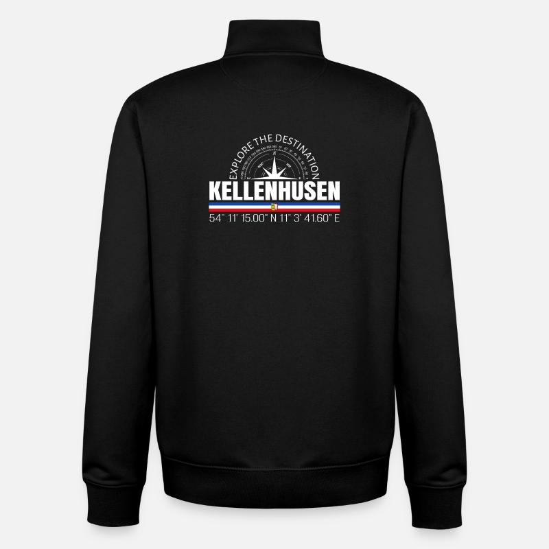 Kellenhusen - Unisex Organic Zip Sweatshirt by Stanley/Stella - black