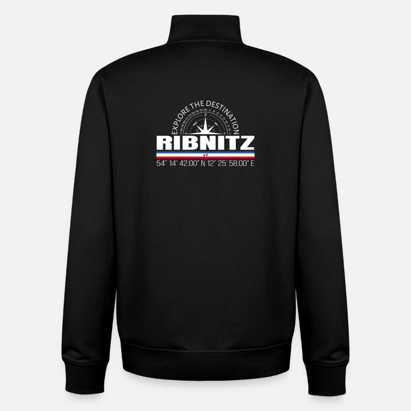 Ribnitz - Unisex Organic Zip Sweatshirt von Stanley/Stella - Schwarz