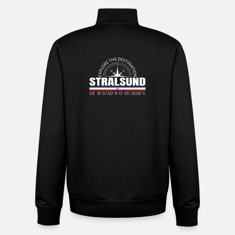 Stralsund - Unisex Organic Zip Sweatshirt von Stanley/Stella - Schwarz