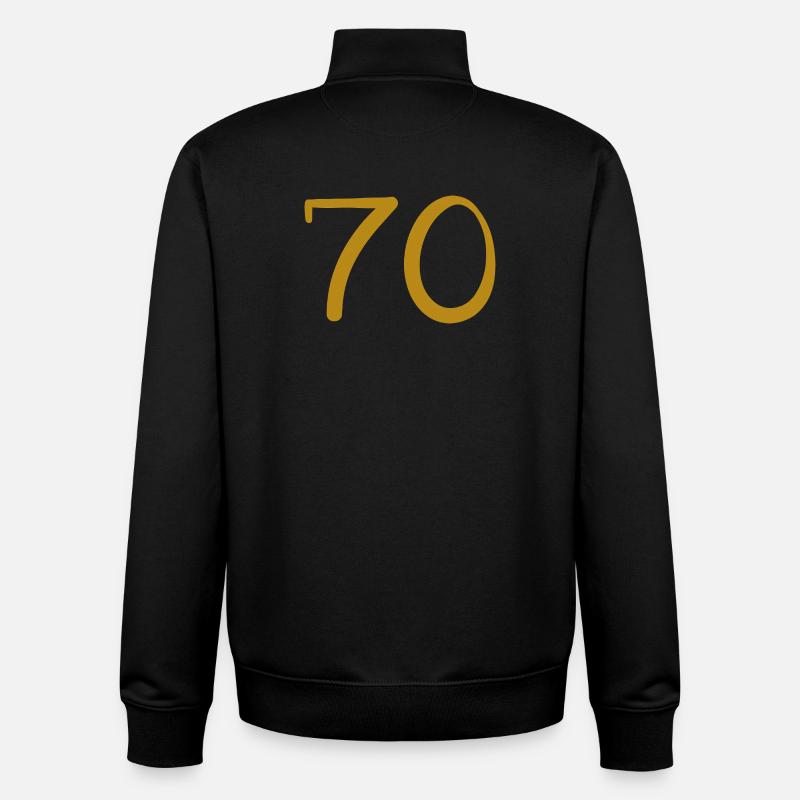 70 - Unisex Organic Zip Sweatshirt by Stanley/Stella - black