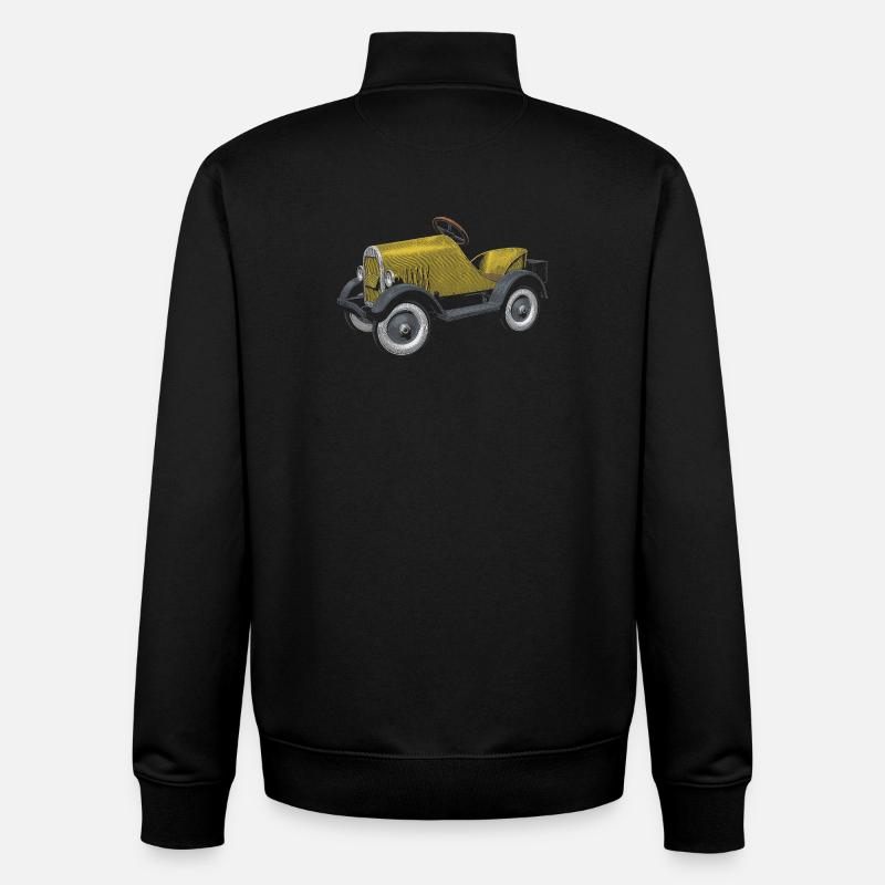 Caisse à savon - Sweat zippé unisexe en coton bio Stanley/Stella - noir