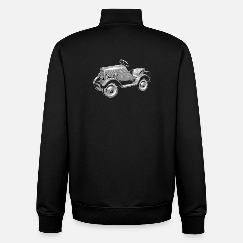 Caisse à savon - Sweat zippé unisexe en coton bio Stanley/Stella - noir