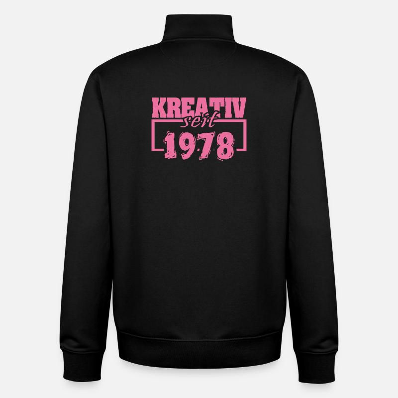 Painter 1978 - Unisex Organic Zip Sweatshirt by Stanley/Stella - black