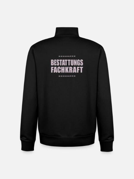 Bestattung Bestattungsfachkraft - Unisex Organic Zip Sweatshirt von Stanley/Stella - Schwarz