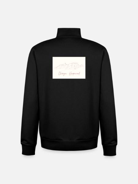 Kampenwand - Unisex Organic Zip Sweatshirt von Stanley/Stella - Schwarz