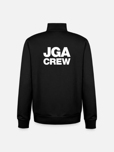 JGA Crew - Unisex Organic Zip Sweatshirt von Stanley/Stella - Schwarz