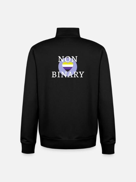 Gender-neutral YES! - Unisex Organic Zip Sweatshirt by Stanley/Stella - black