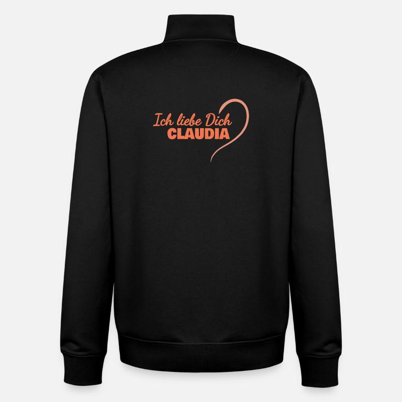 Claudia - Unisex Organic Zip Sweatshirt von Stanley/Stella - Schwarz