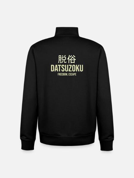 Datsuzoku Freedom Escape - Unisex Organic Zip Sweatshirt by Stanley/Stella - black