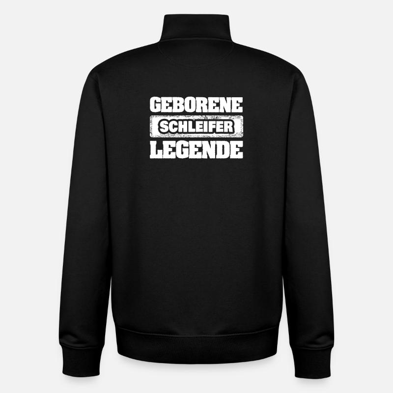 Moulin - Sweat zippé unisexe en coton bio Stanley/Stella - noir