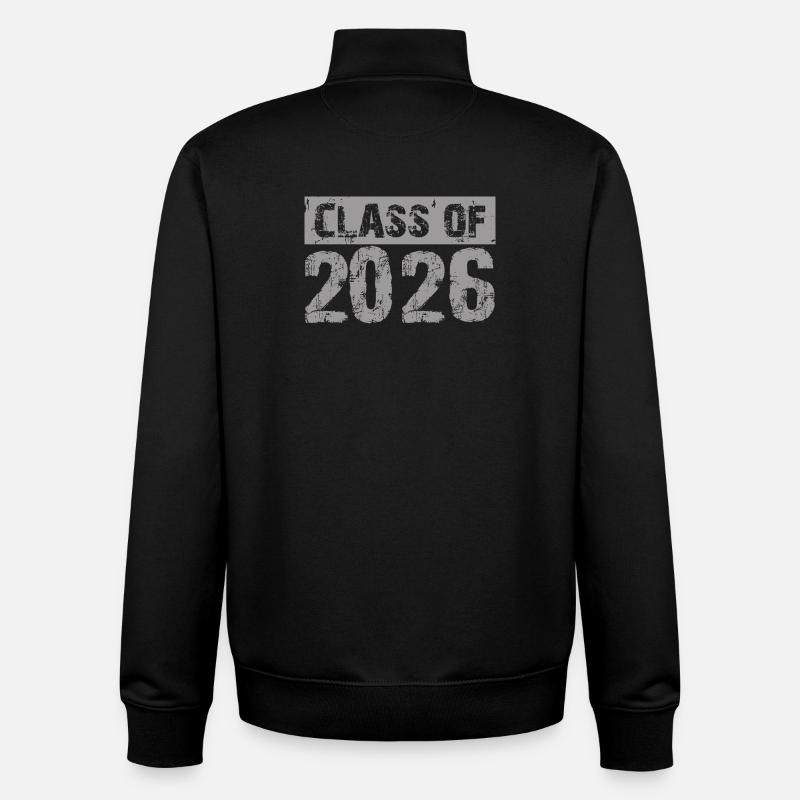 Graduating Class of 2026 - Student Student - Unisex Organic Zip Sweatshirt by Stanley/Stella - black