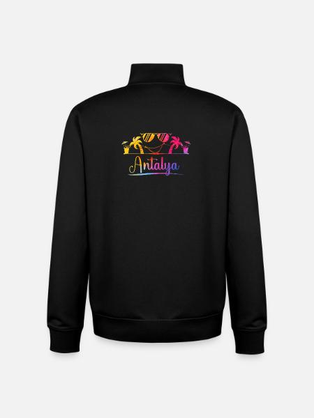 Antalya Beach Sun - Unisex Organic Zip Sweatshirt by Stanley/Stella - black