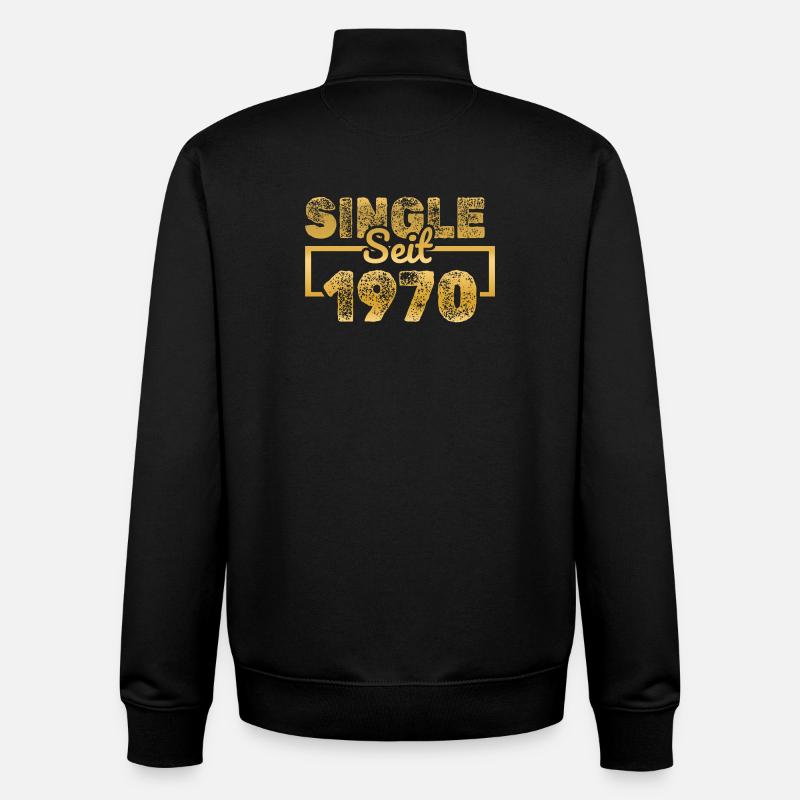1970 - Unisex Organic Zip Sweatshirt von Stanley/Stella - Schwarz