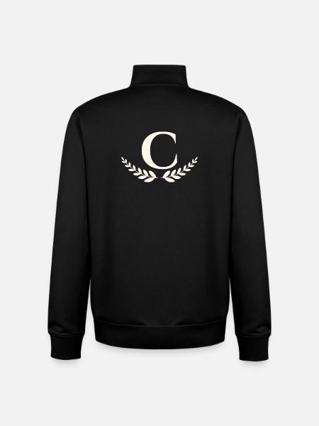 c - Sweat zippé unisexe en coton bio Stanley/Stella - noir