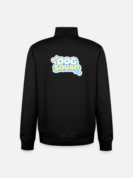 Dog Squad Pastel Paws - Unisex Organic Zip Sweatshirt by Stanley/Stella - black