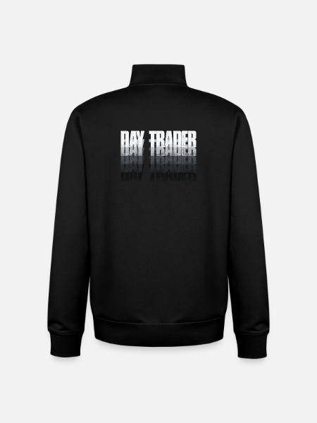 Day Trader Marché boursier Trader boursier - Sweat zippé unisexe en coton bio Stanley/Stella - noir