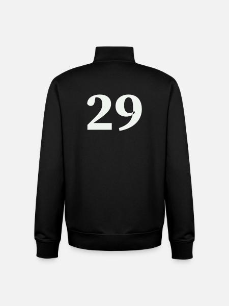 29 - Unisex Organic Zip Sweatshirt by Stanley/Stella - black