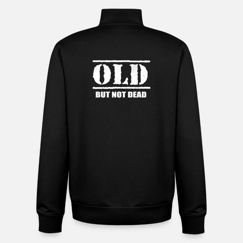 Alt, aber nicht tot - Unisex Organic Zip Sweatshirt von Stanley/Stella - Schwarz