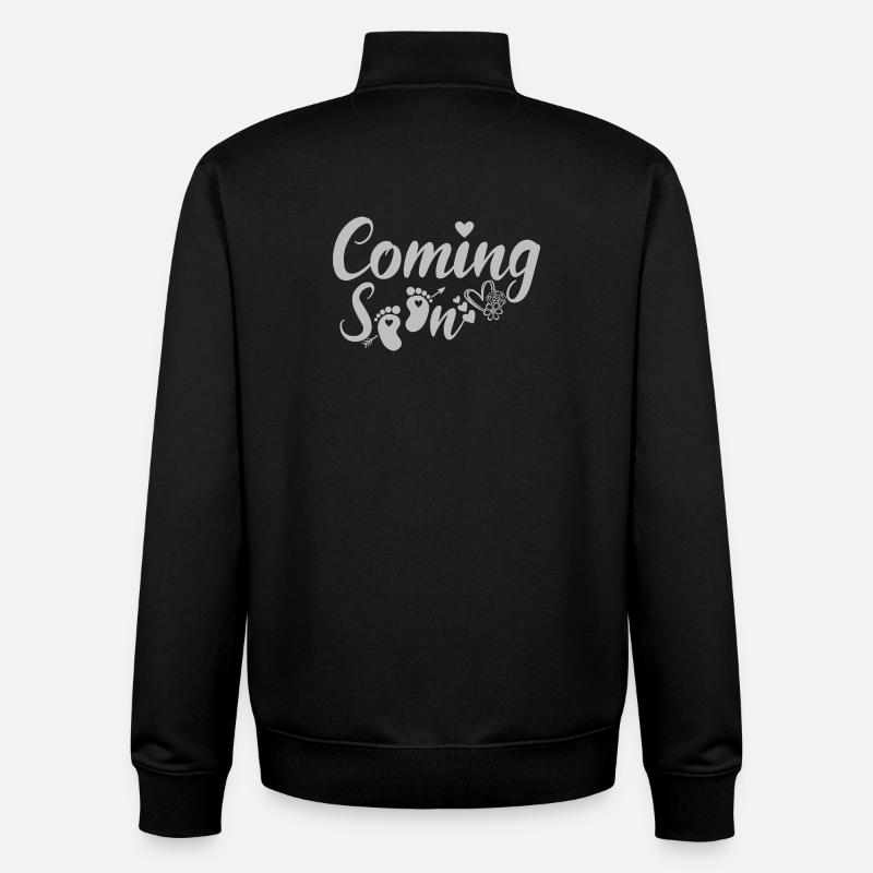 coming soon - Unisex Organic Zip Sweatshirt by Stanley/Stella - black