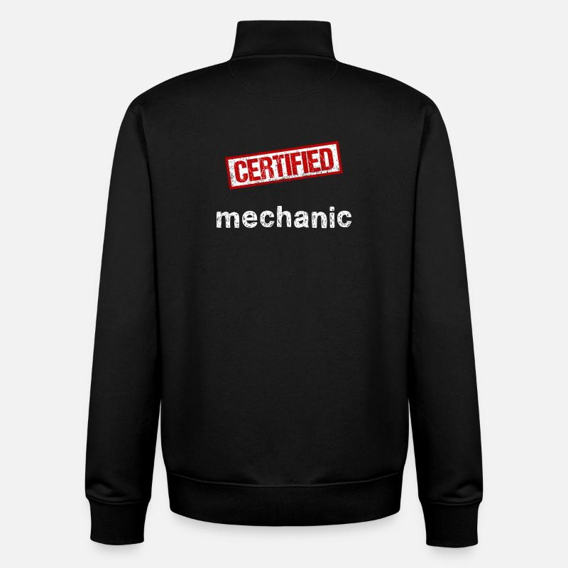 Mechaniker - Unisex Organic Zip Sweatshirt von Stanley/Stella - Schwarz