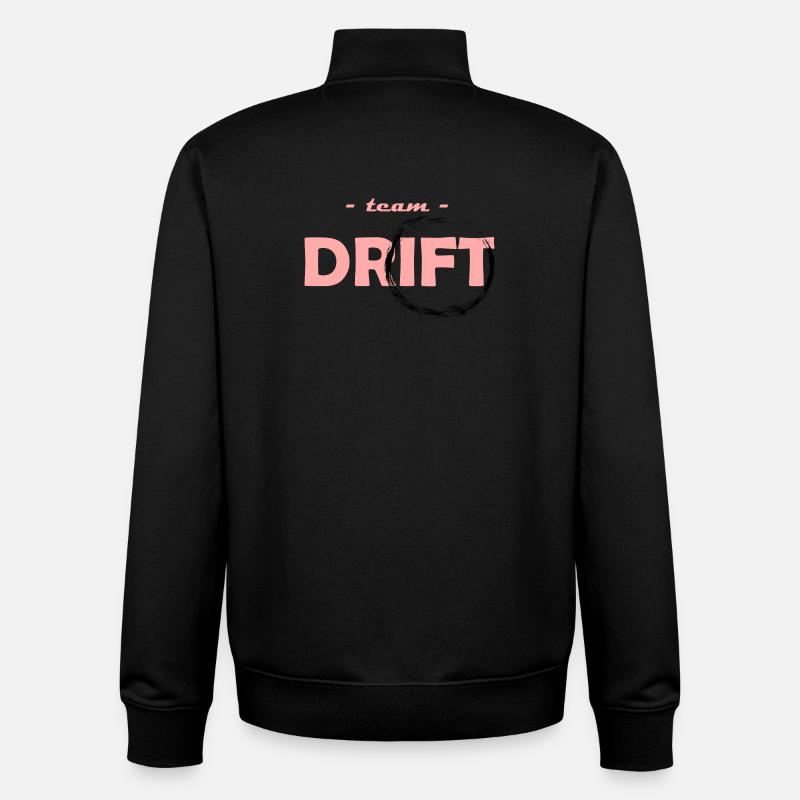 Team Drift Rose - Unisex Organic Zip Sweatshirt by Stanley/Stella - black