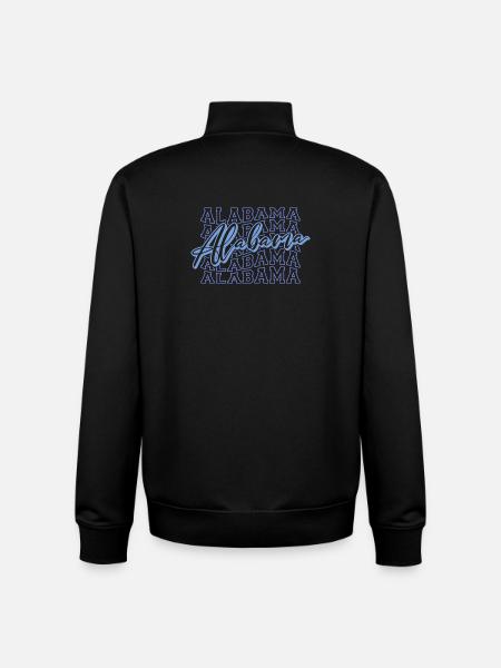 Alabama - Unisex Organic Zip Sweatshirt von Stanley/Stella - Schwarz