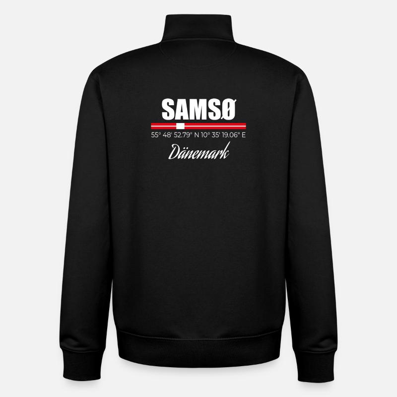Samso - Unisex Organic Zip Sweatshirt by Stanley/Stella - black