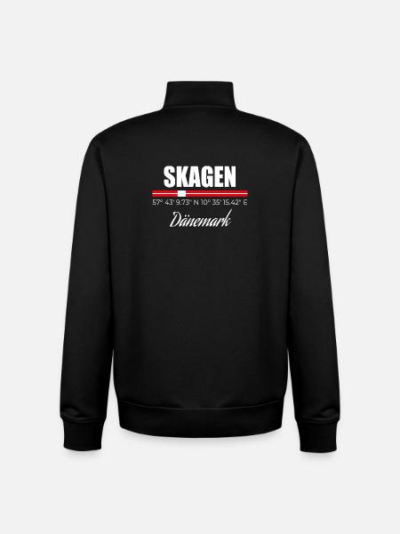 Skagen - Unisex Organic Zip Sweatshirt by Stanley/Stella - black