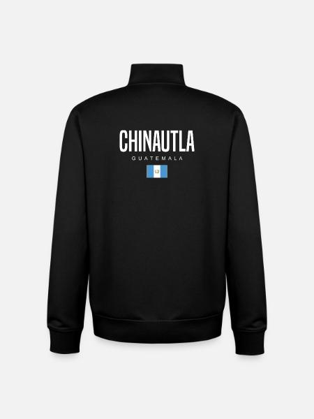 Chinautla Guatemala Guatemalteken - Unisex Organic Zip Sweatshirt by Stanley/Stella - black