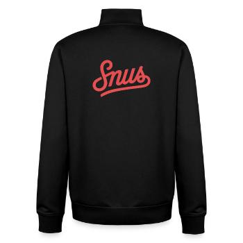 Snus - Nicotine Bag Zyn T-Shirt - Unisex Organic Zip Sweatshirt by Stanley/Stella - black - Back - AI Model Male 185 light (185cm)