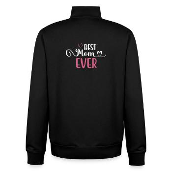 Die beste Mutter aller Zeiten - Unisex Organic Zip Sweatshirt von Stanley/Stella - Schwarz - Hinten - AI Model Male 185 light (185cm)