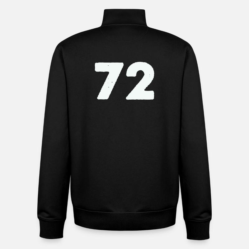72 - Unisex Organic Zip Sweatshirt von Stanley/Stella - Schwarz