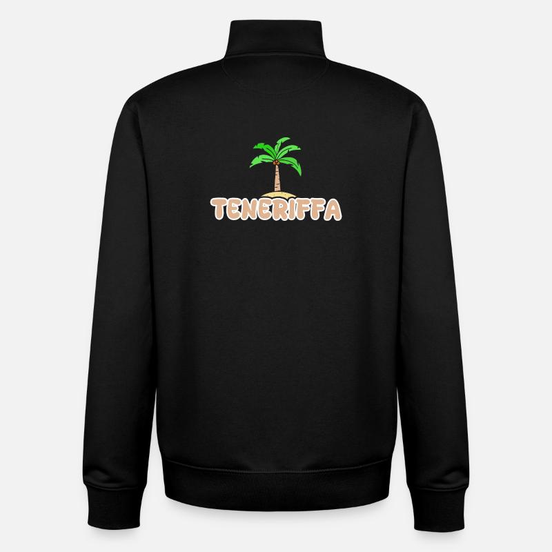 Urlaub Teneriffa - Unisex Organic Zip Sweatshirt von Stanley/Stella - Schwarz