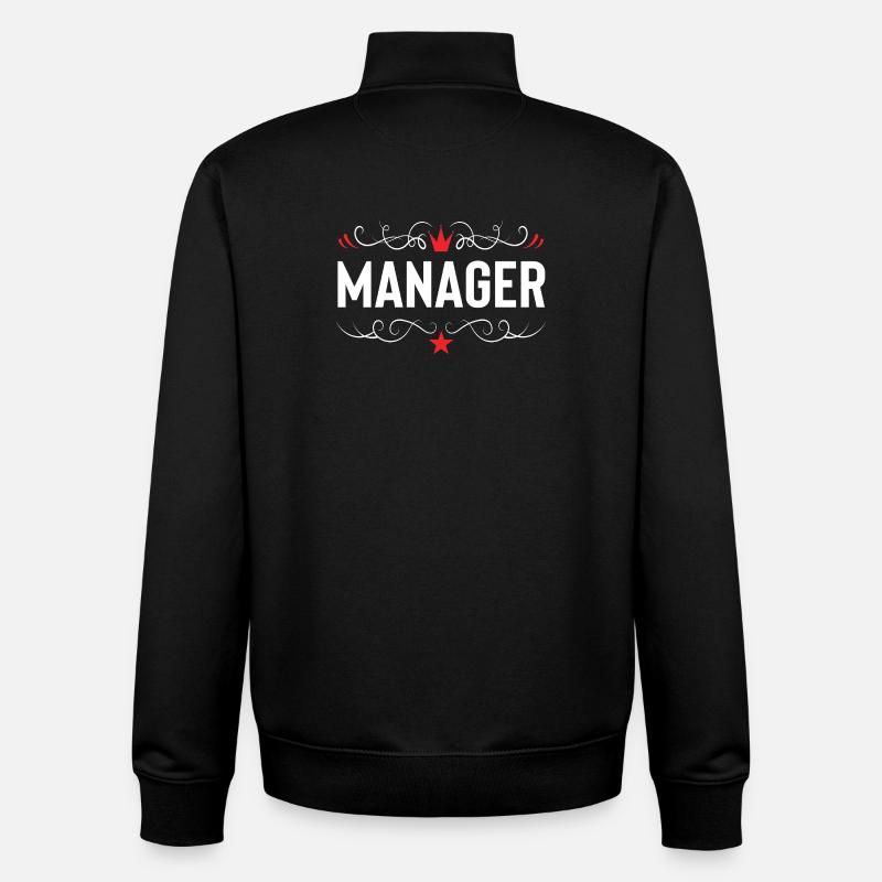 Manager Beruf - Unisex Organic Zip Sweatshirt von Stanley/Stella - Schwarz