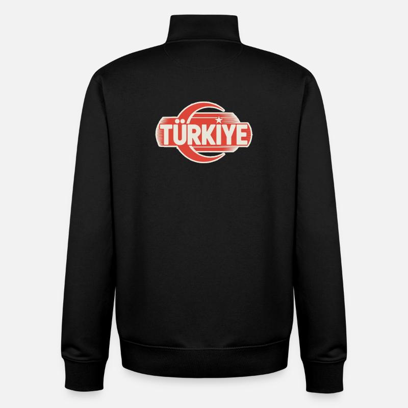 Turkey - Unisex Organic Zip Sweatshirt von Stanley/Stella - Schwarz