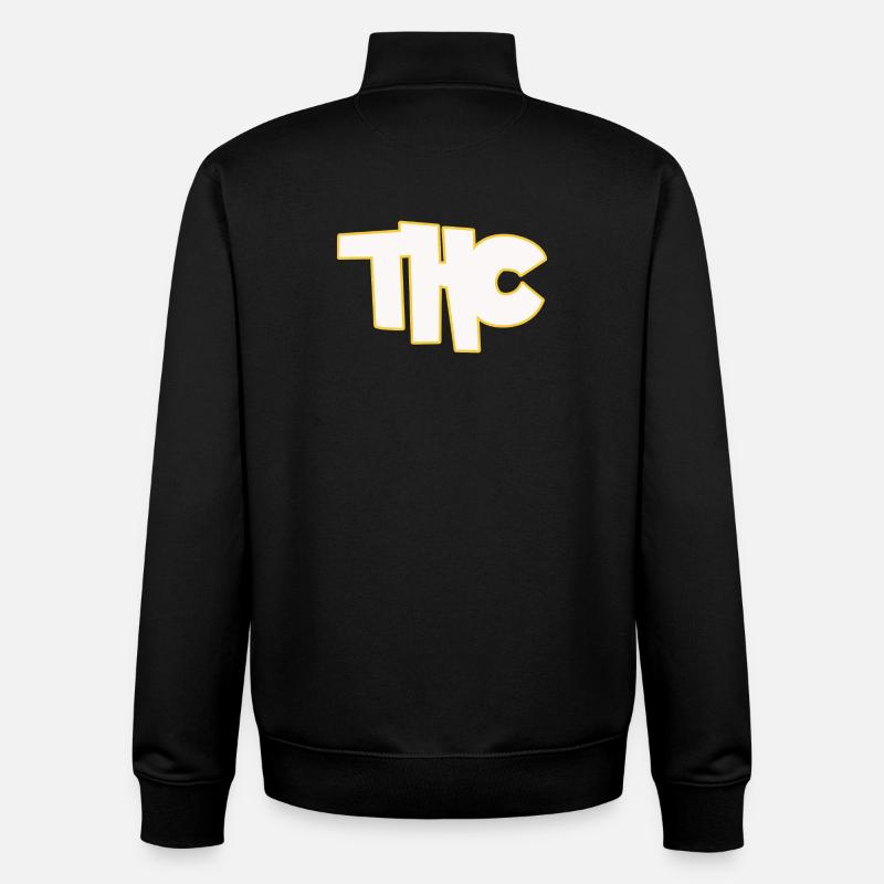 THC - Unisex Organic Zip Sweatshirt by Stanley/Stella - black
