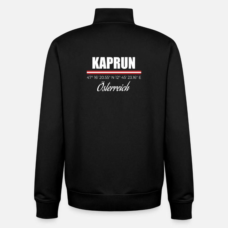 Kaprun - Unisex Organic Zip Sweatshirt von Stanley/Stella - Schwarz