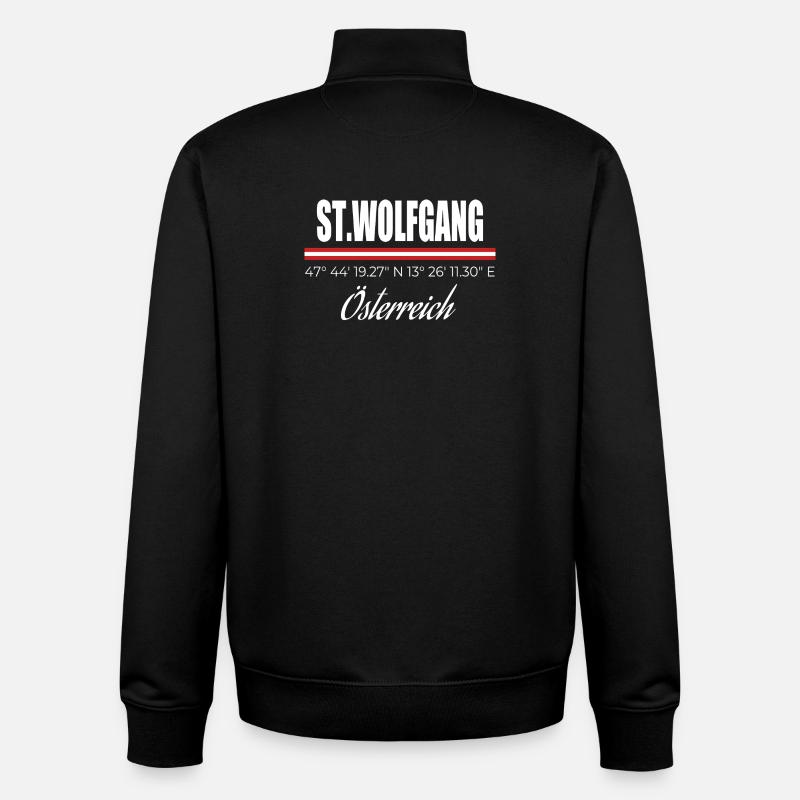 St. Wolfgang - Unisex Organic Zip Sweatshirt von Stanley/Stella - Schwarz