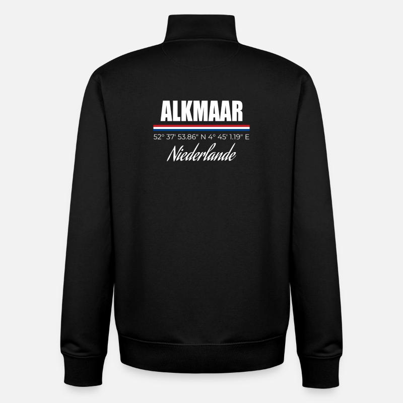 Alkmaar - Unisex Organic Zip Sweatshirt von Stanley/Stella - Schwarz